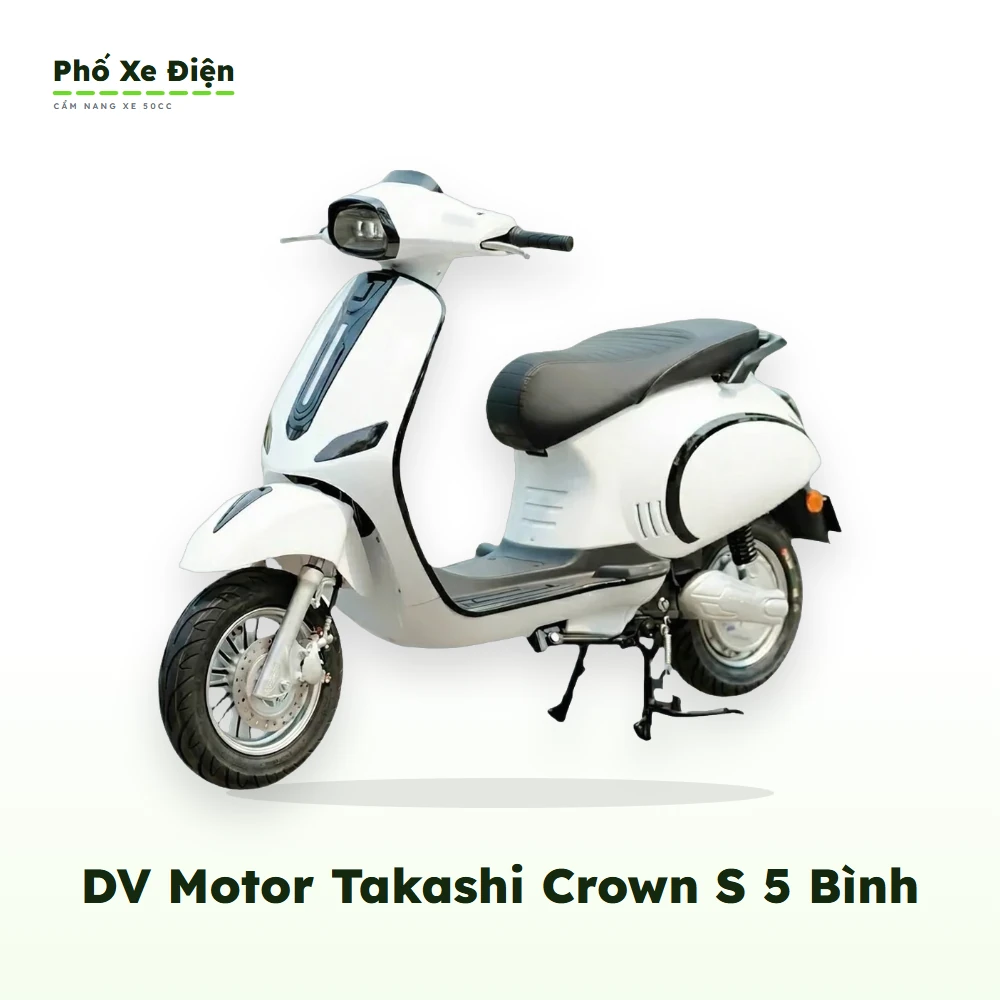 Xe Điện DV Motor Takashi Crown S 5 Bình
