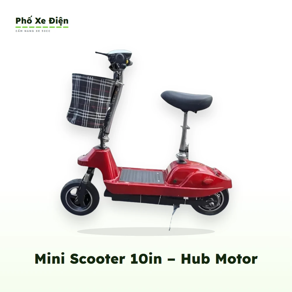 Xe Điện Mini Scooter 10in – Hub Motor