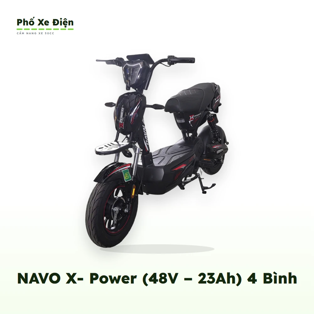 Xe Điện NAVO X- Power (48V – 23Ah) 4 Bình