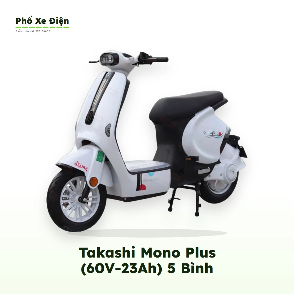 Xe Điện Takashi Mono Plus (60V-23Ah) 5 Bình
