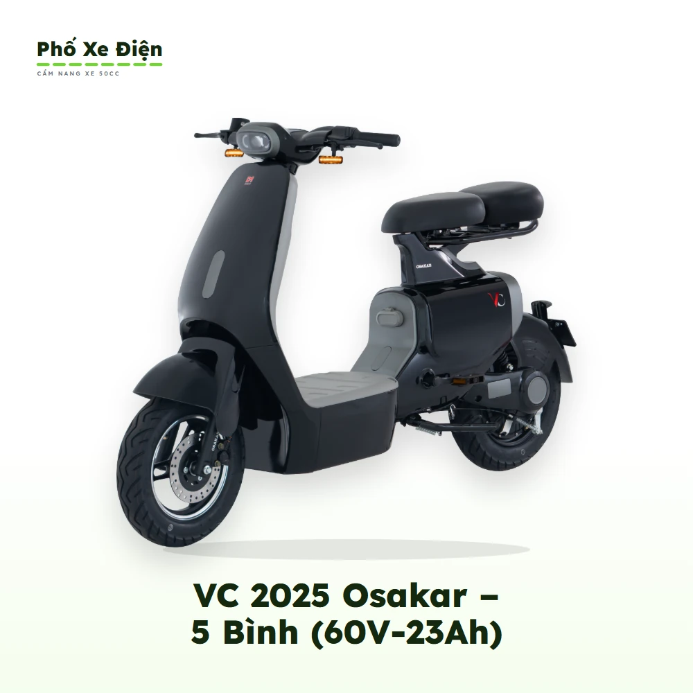 Xe Điện VC 2025 Osakar – 5 Bình (60V-23Ah)