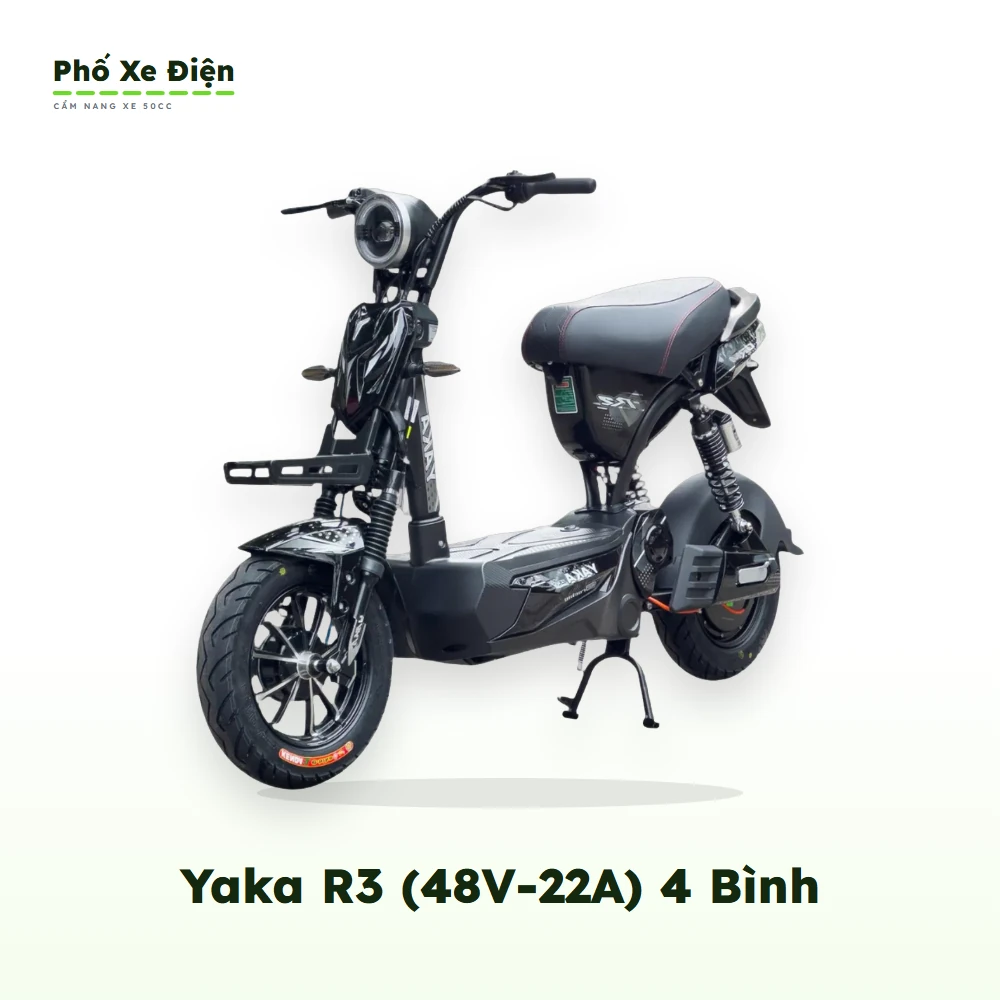 Xe Điện Yaka R3 (48V-22A) 4 Bình