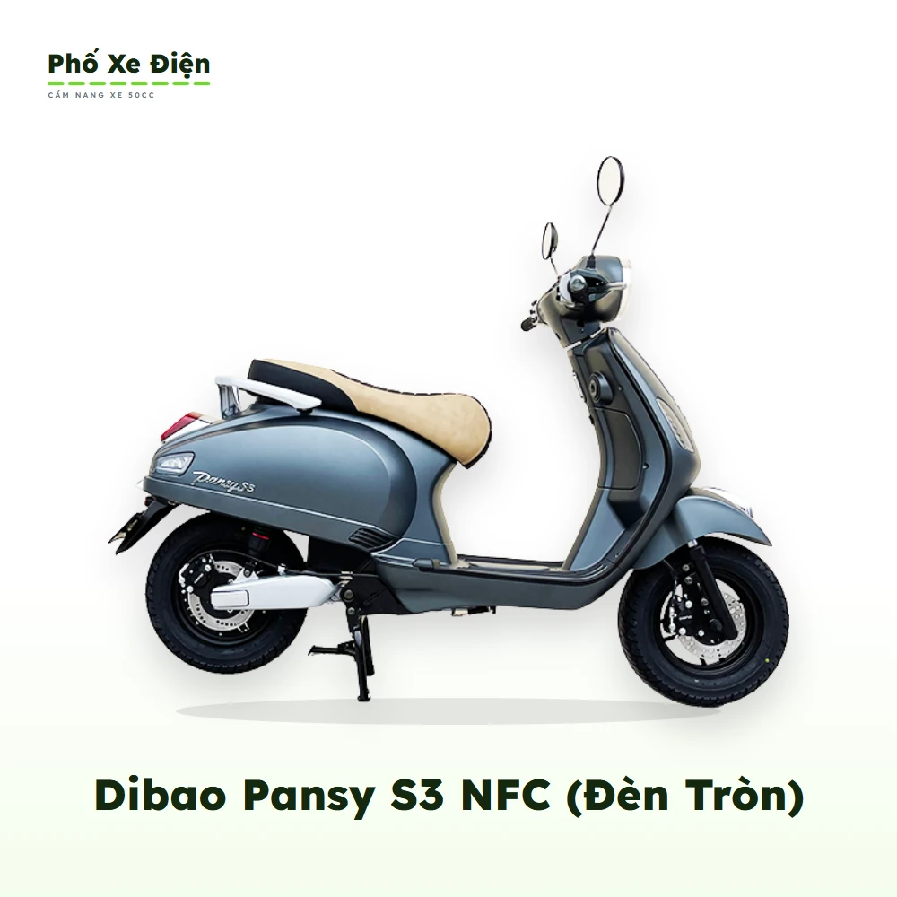 Xe Máy Điện Dibao Pansy S3 NFC (Đèn Tròn)