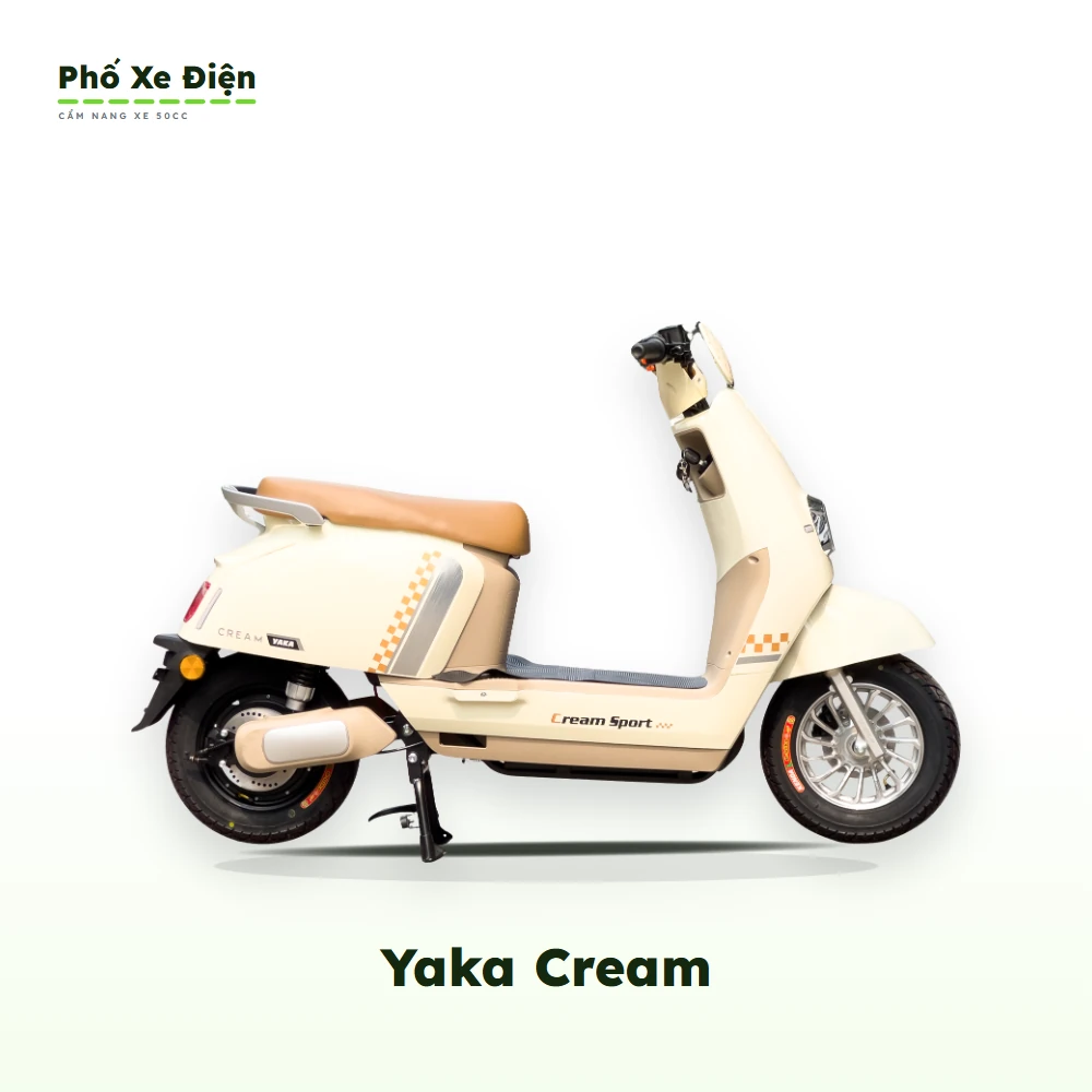 Xe Máy Điện Yaka Cream