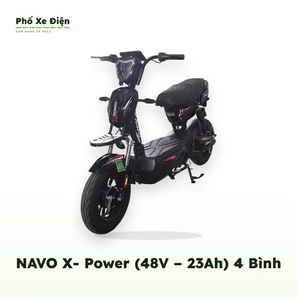 Xe Điện NAVO X- Power (48V – 23Ah) 4 Bình