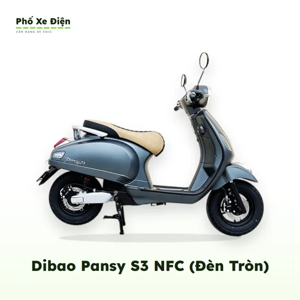 Xe Máy Điện Dibao Pansy S3 NFC (Đèn Tròn)