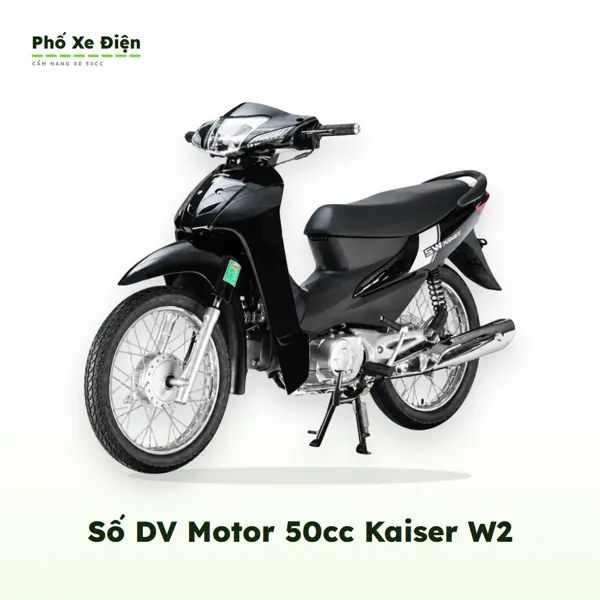 Xe Số DVMOTOR 50cc Kaiser W2
