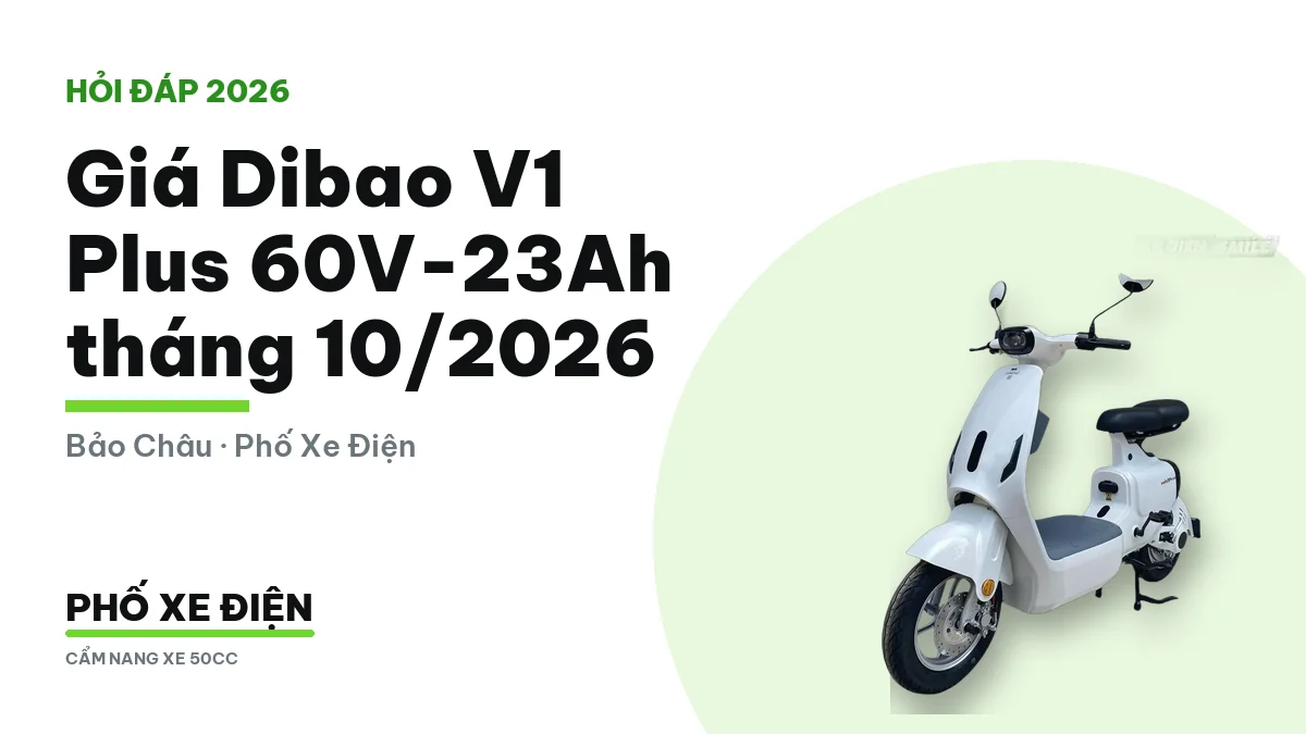 Xe máy điện Dibao V1 Plus trong cửa hàng xe điện