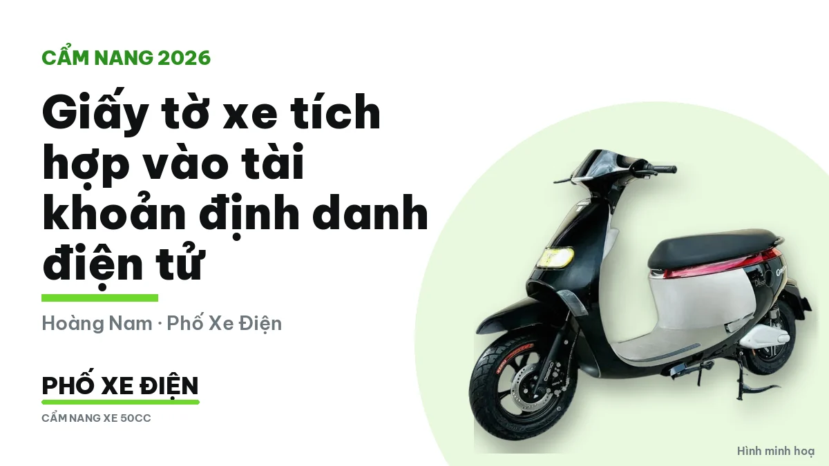 Xuất trình giấy tờ xe qua tài khoản định danh điện tử