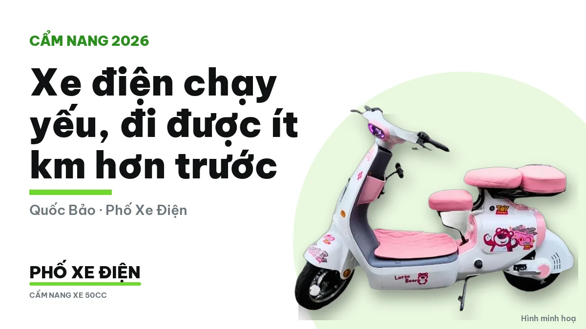 Xe điện đang cắm sạc ở sân nhà khi quãng đường đi giảm