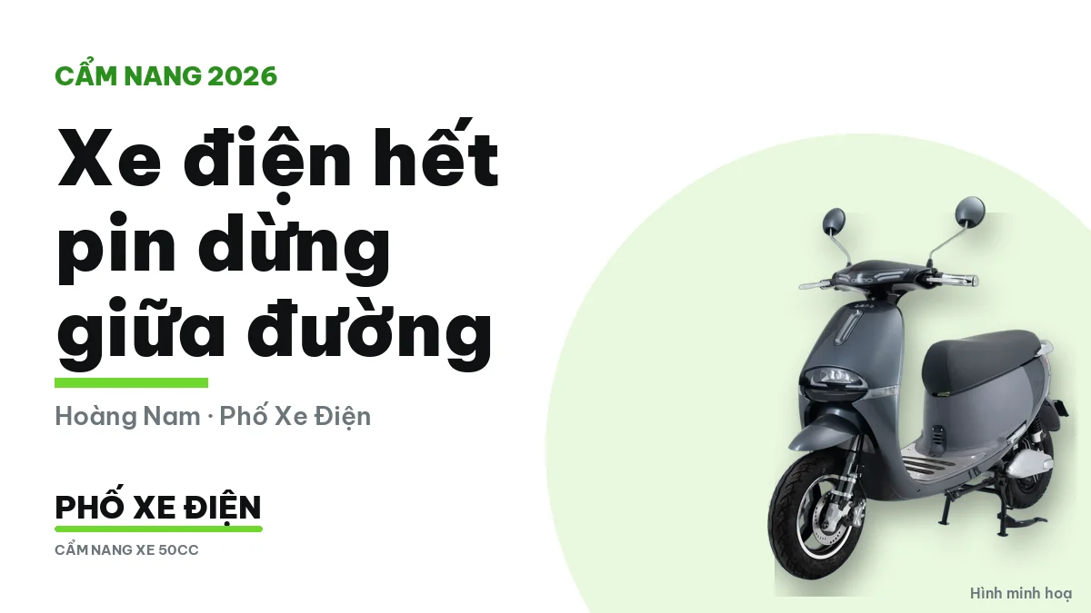 Xe điện dừng bên lề đường đông xe với đèn báo hiệu phía sau