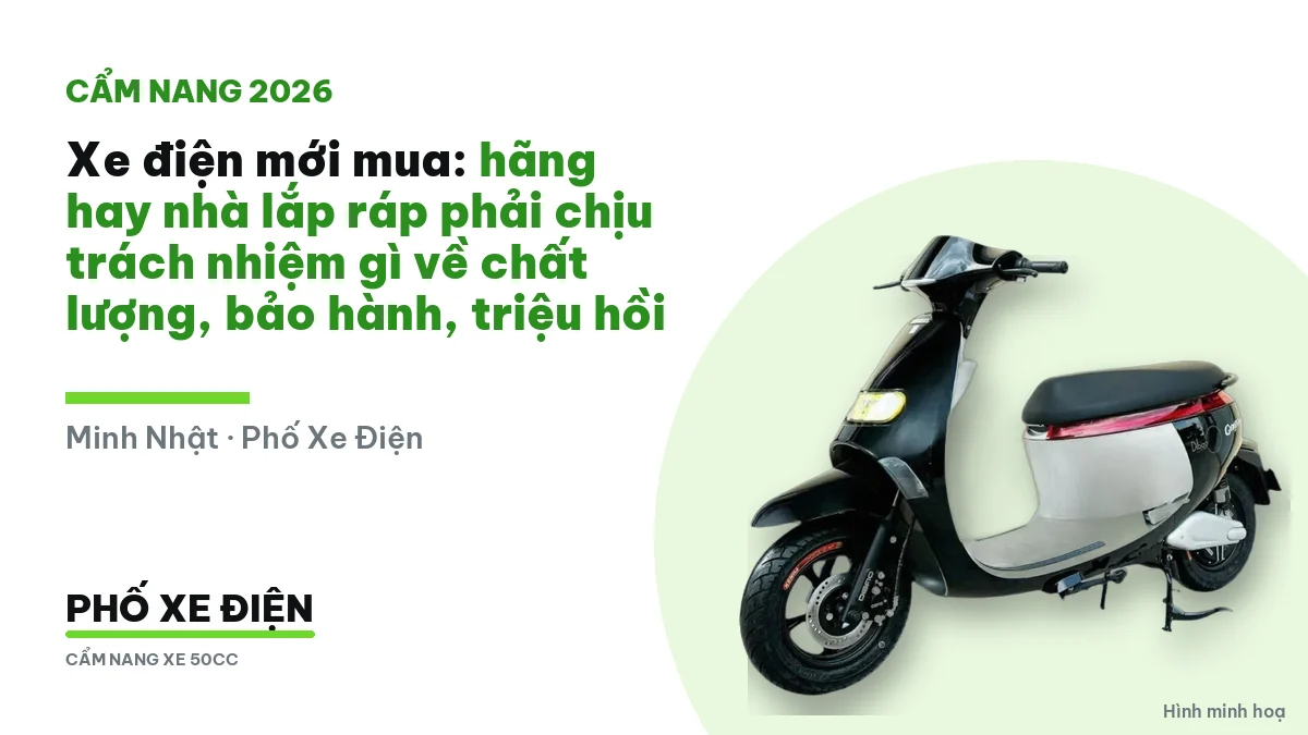 Xe máy điện mới dựng trong cửa hàng buổi sáng
