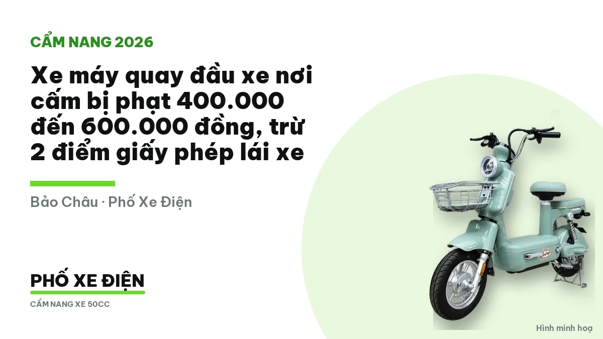 Biển cấm quay đầu xe P.124a bên đường